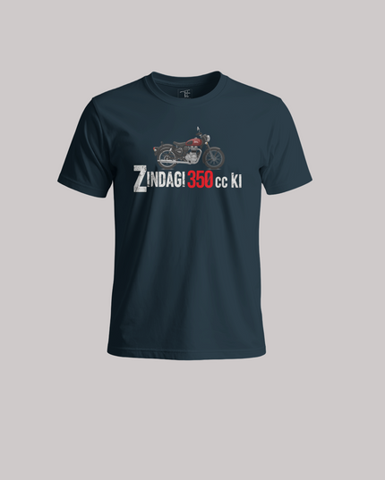 Zindagi 350 CC Ki Unisex Classic Crew T-Shirt