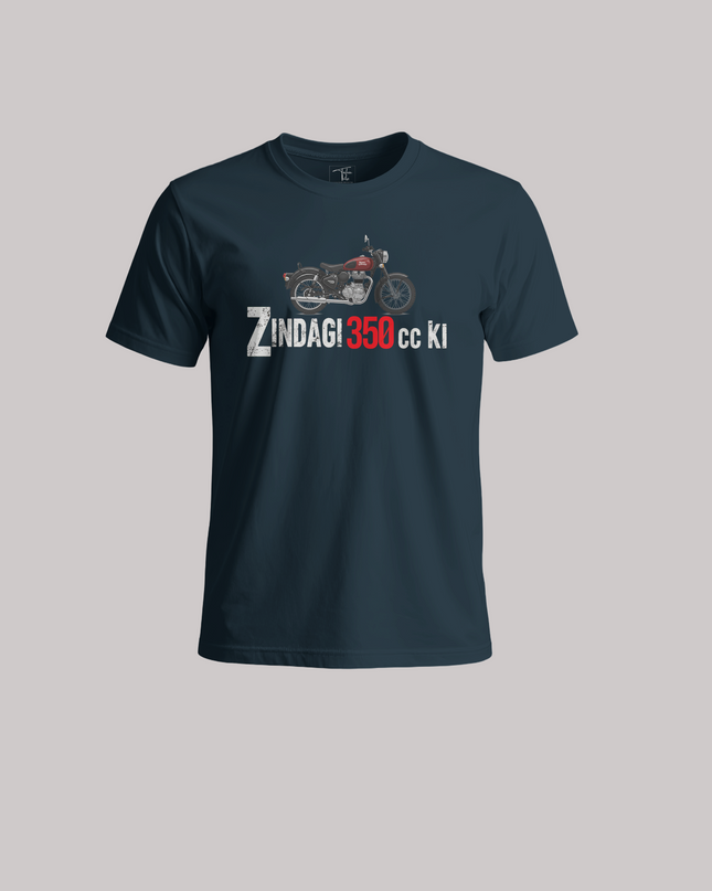 Zindagi 350 CC Ki Unisex Classic Crew T-Shirt