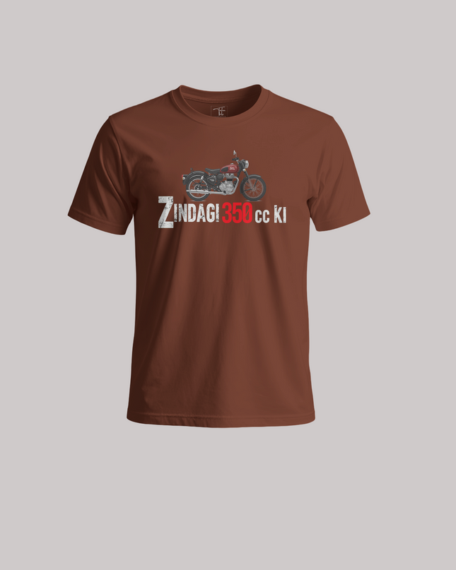 Zindagi 350 CC Ki Unisex Classic Crew T-Shirt