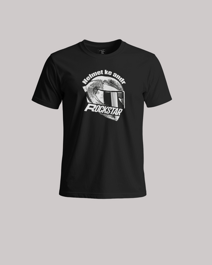 Helmet Ke Andar Rockstar Unisex Classic Crew T-Shirt
