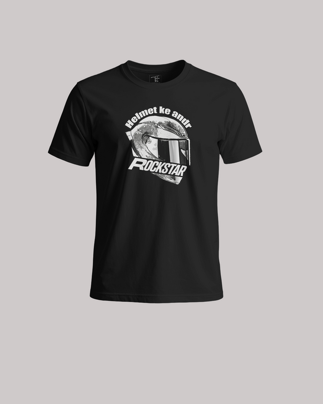 Helmet Ke Andar Rockstar Unisex Classic Crew T-Shirt