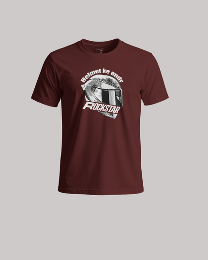 Helmet Ke Andar Rockstar Unisex Classic Crew T-Shirt