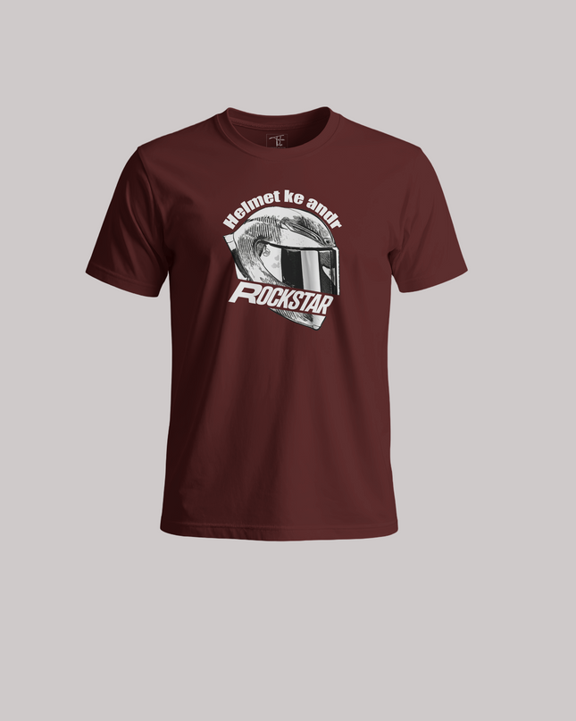 Helmet Ke Andar Rockstar Unisex Classic Crew T-Shirt