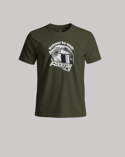 Helmet Ke Andar Rockstar Unisex Classic Crew T-Shirt