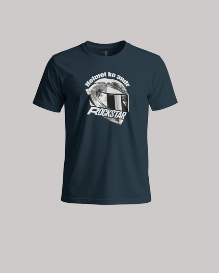 Helmet Ke Andar Rockstar Unisex Classic Crew T-Shirt