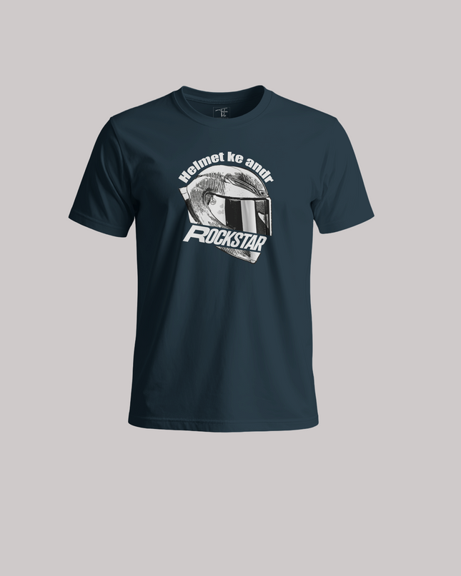 Helmet Ke Andar Rockstar Unisex Classic Crew T-Shirt