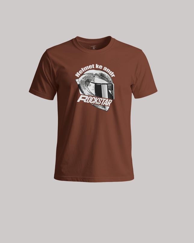 Helmet Ke Andar Rockstar Unisex Classic Crew T-Shirt