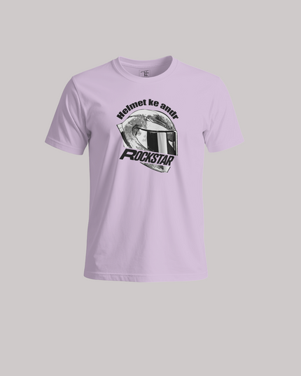 Helmet Ke Andar Rockstar Graphic Unisex Classic Crew T-Shirt