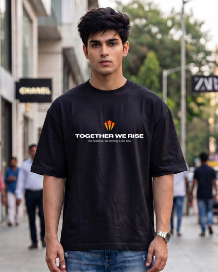 Together We Rise Stylish Oversized Classic T-Shirt