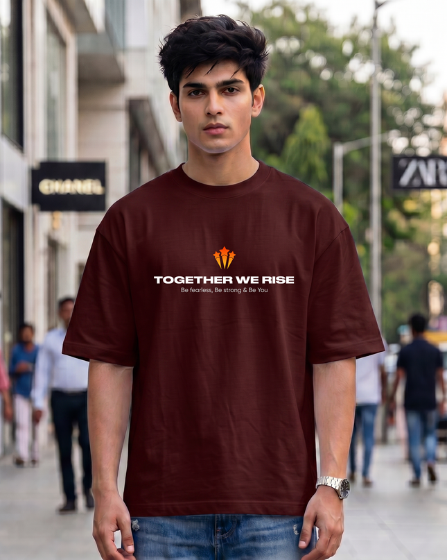 Together We Rise Stylish Oversized Classic T-Shirt