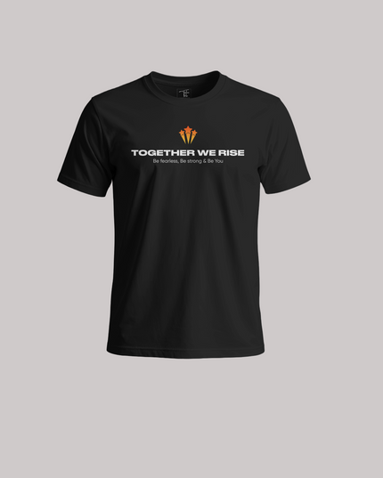 Together We Rise Inspirational Graphic Unisex Classic Crew T-Shirt