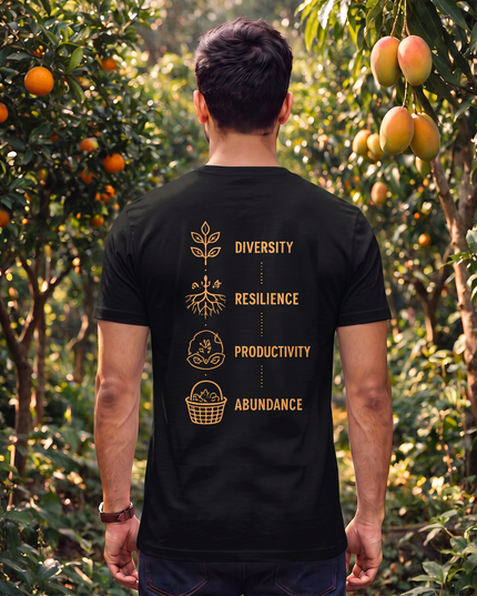 Plant Once Harvest Forever Graphic Classic Crew T-Shirt