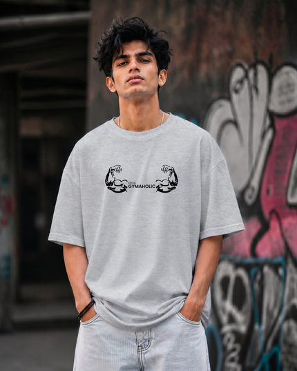 I m a Gymaholic Graphic Unisex Oversized Classic T-Shirt