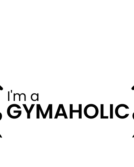 I m a Gymaholic Graphic Unisex Oversized Classic T-Shirt