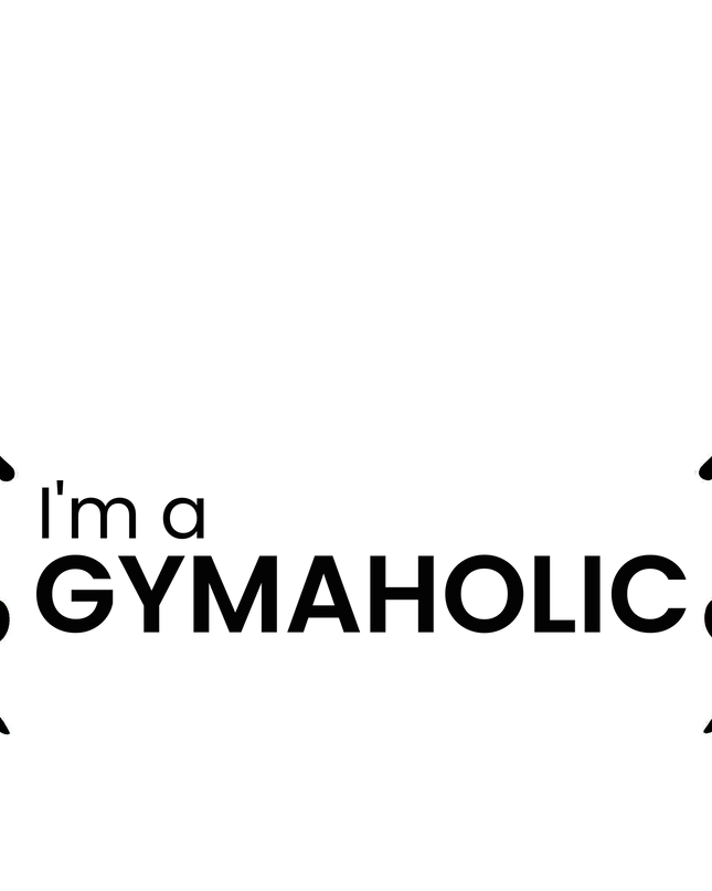 I m a Gymaholic Graphic Unisex Oversized Classic T-Shirt