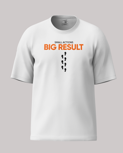 Small Actions Big Result Unisex Oversized Classic T-Shirt