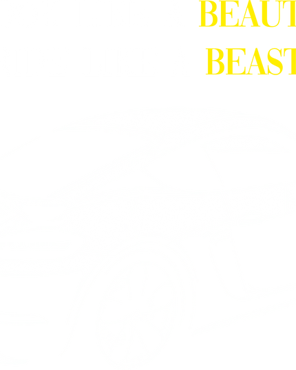 Look Like A Beauty Ride Like A Beast Car Graphic Unisex Classic Crew T-Shirt
