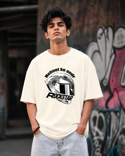 Helmet Ke Andr Rockstar Unisex Oversized Classic T-Shirt