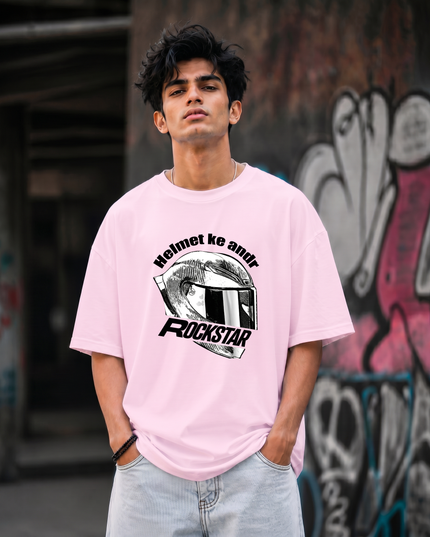 Helmet Ke Andr Rockstar Unisex Oversized Classic T-Shirt