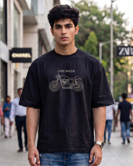Cafe Racer Stylish Oversized Classic T-Shirt