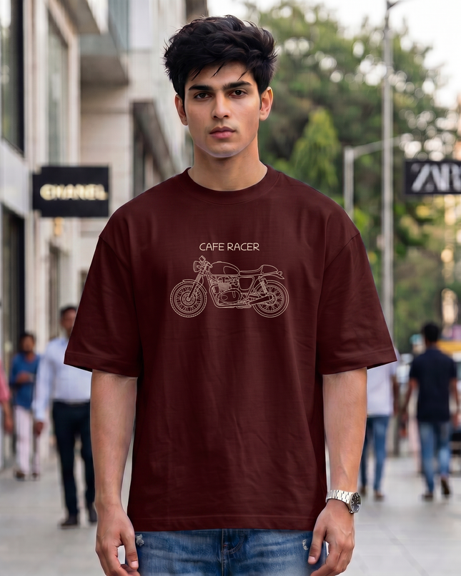 Cafe Racer Stylish Oversized Classic T-Shirt