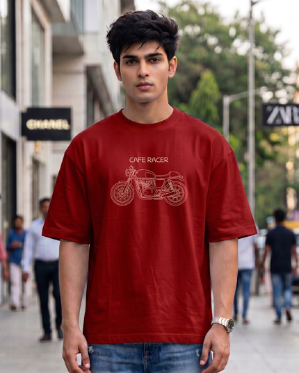 Cafe Racer Stylish Oversized Classic T-Shirt