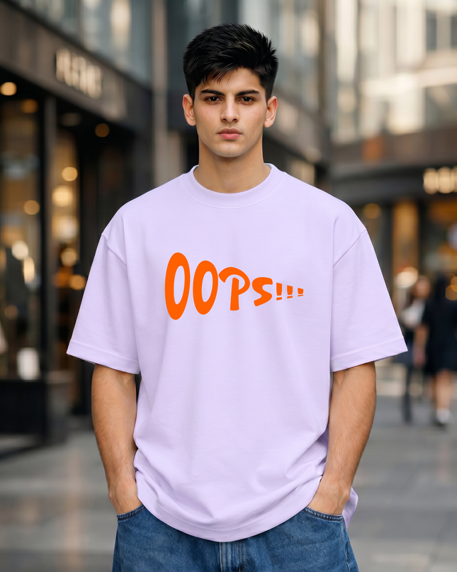 Oops Unisex Oversized Classic T-Shirt