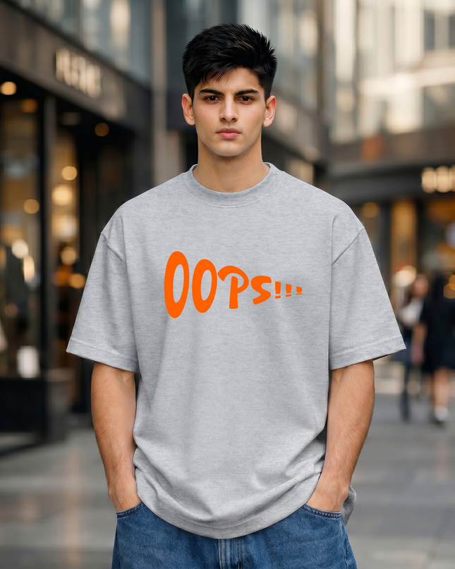 Oops Unisex Oversized Classic T-Shirt