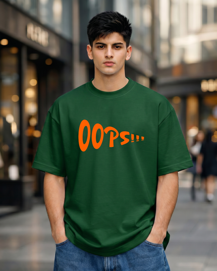 Oops Stylish Unisex Oversized Classic T-Shirt