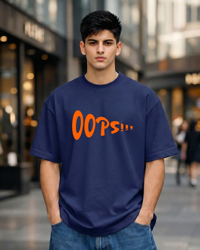 Oops Stylish Unisex Oversized Classic T-Shirt
