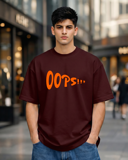 Oops Stylish Unisex Oversized Classic T-Shirt