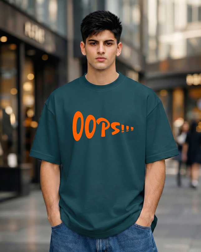 Oops Stylish Unisex Oversized Classic T-Shirt