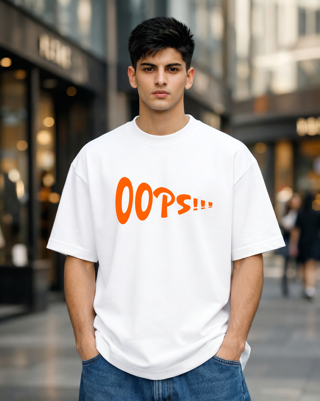 Oops Unisex Oversized Classic T-Shirt