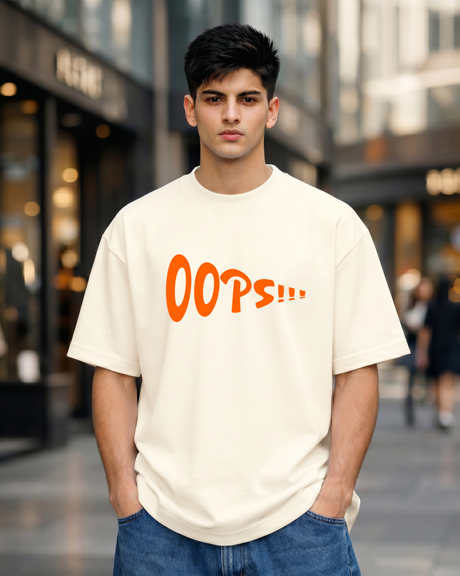 Oops Unisex Oversized Classic T-Shirt