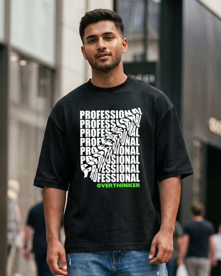Professional Overthinker Unisex Oversized Classic T-Shirt
