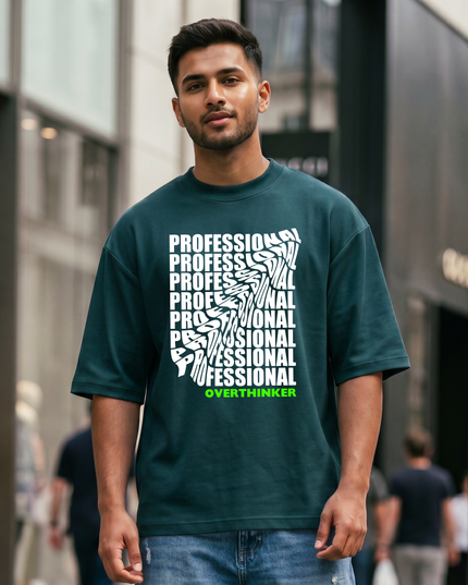 Professional Overthinker Unisex Oversized Classic T-Shirt