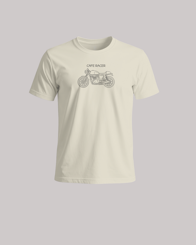 Cafe Racer Minimal Motorcycle Graphic Unisex Classic Crew T-Shirt