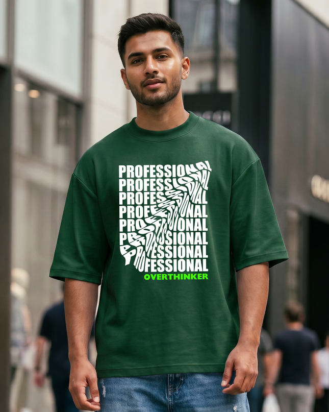 Professional Overthinker Unisex Oversized Classic T-Shirt