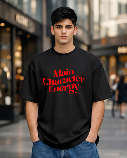 Main Character Energy Unisex Oversized Classic T-Shirt