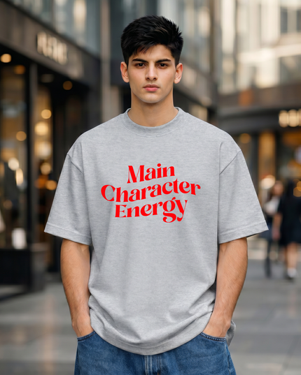 Main Character Energy Unisex Oversized Classic T-Shirt