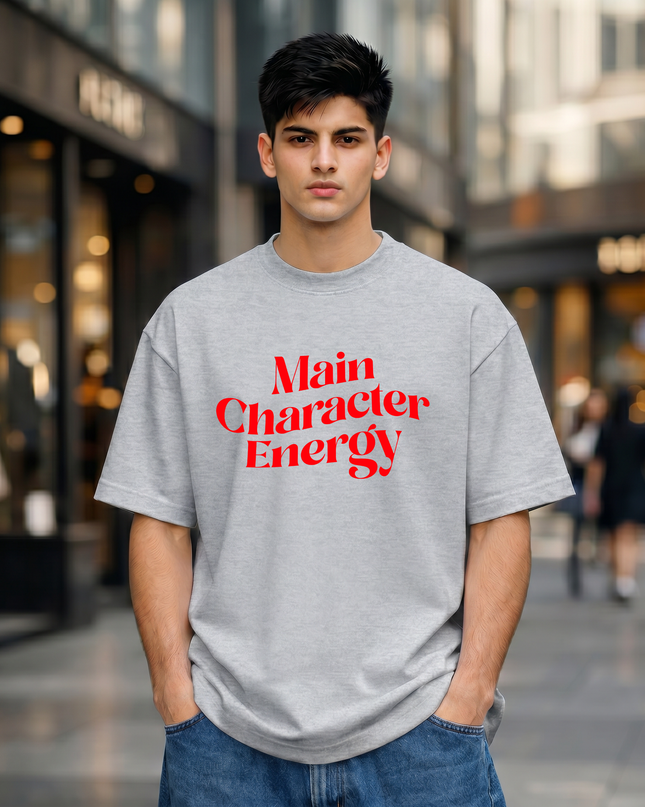 Main Character Energy Unisex Oversized Classic T-Shirt