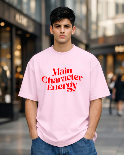 Main Character Energy Unisex Oversized Classic T-Shirt