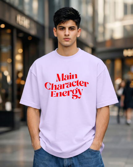 Main Character Energy Unisex Oversized Classic T-Shirt