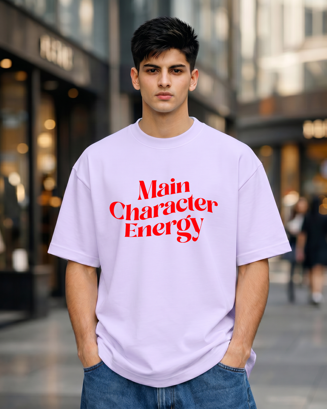 Main Character Energy Unisex Oversized Classic T-Shirt