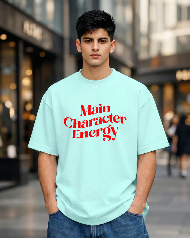 Main Character Energy Unisex Oversized Classic T-Shirt