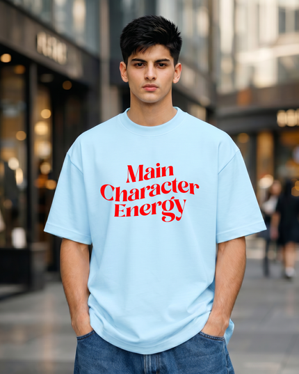 Main Character Energy Unisex Oversized Classic T-Shirt