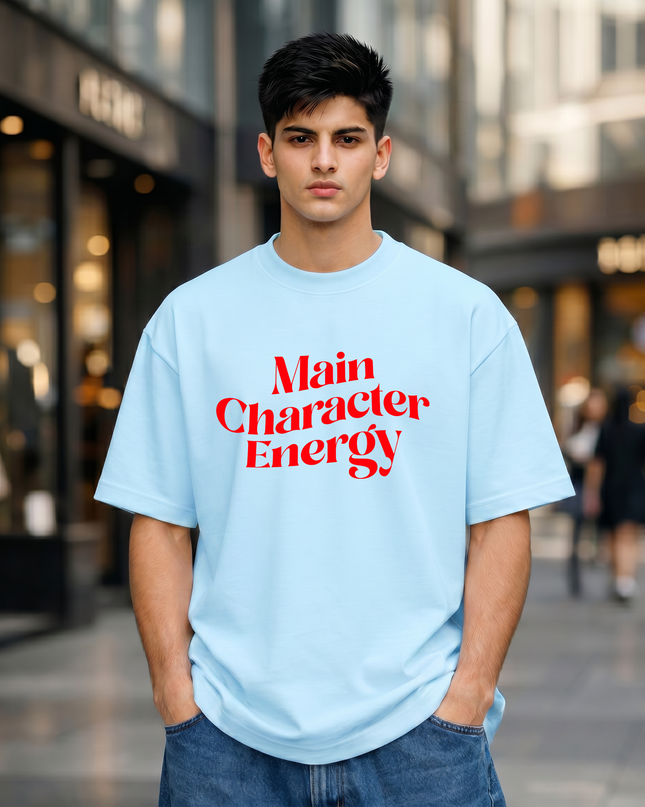 Main Character Energy Unisex Oversized Classic T-Shirt