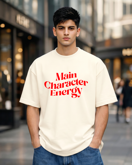Main Character Energy Unisex Oversized Classic T-Shirt