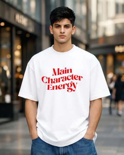 Main Character Energy Unisex Oversized Classic T-Shirt