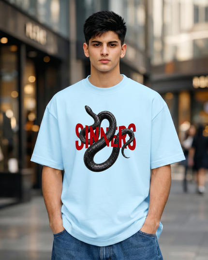 Sinners Snake Unisex Oversized Classic T-Shirt